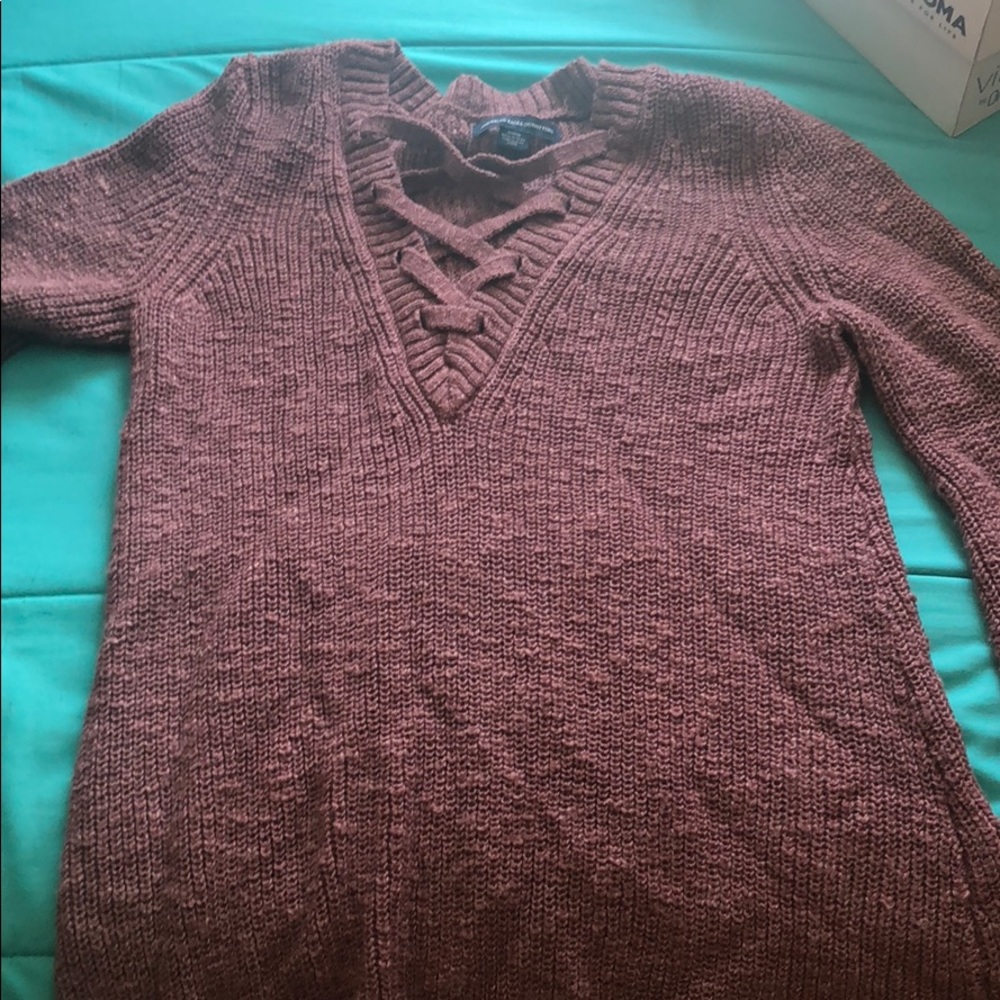 AE sweater with bell arms